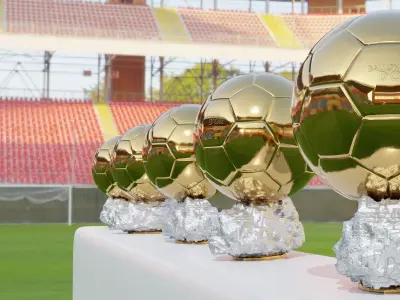 Fifa Golden Ball Ballon Dor Low-poly 3D model