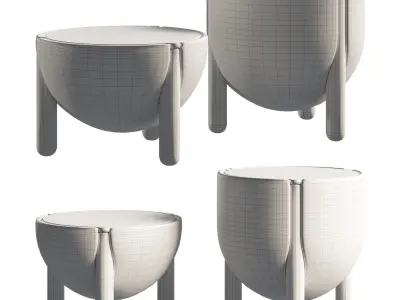 HAN Vases by Luca Erba 3D model