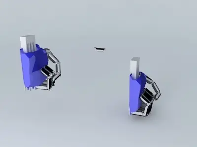 Robot hand 2 Free 3D model