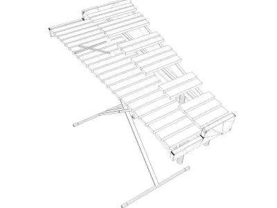 Xylophone model 3D model