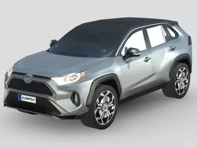Toyota RAV4 Prime 2021 Low-poly 3D model