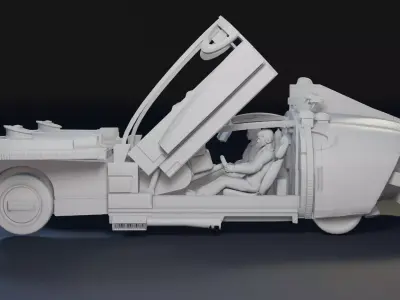 A set of models from the movie Blade Runner 3D print model