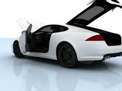 Jaguar XKR-S 2011 3D model