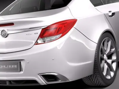 Buick Regal GS 2012 3D model