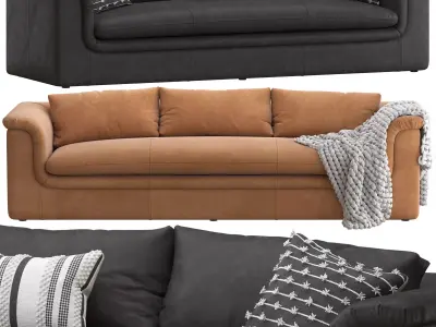 CB2 Mardones Lounge Sofa 3D model