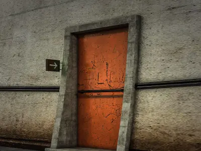 Road Tunnel 3D model Low-poly 3D model