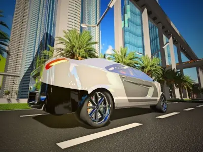 Low Poly Car simulator apk Free low-poly 3D model