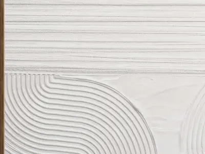 Plaster Two Photo Frame 458 Low-poly 3D model