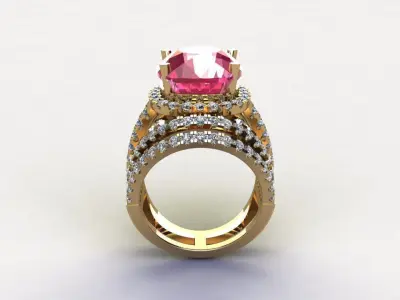 Women ring design cad file 3dm in Asia Popular 2020 R43 3D model