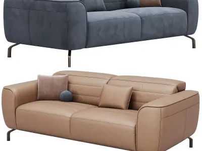 Zenith Function Sofa C320 By Natuzzi 02 3D model