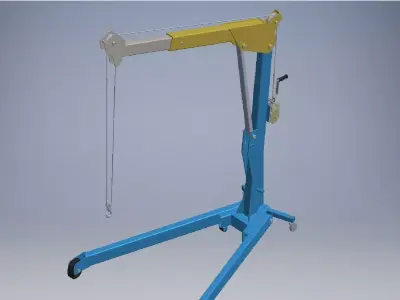 workshop lift assembly 3d model 3D model