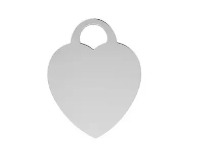 Heart Pendant 4218 3D print model