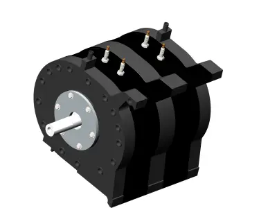 Wankel Engine 3D model