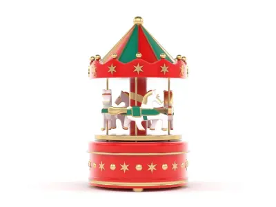 Carousel Music Box 3D model