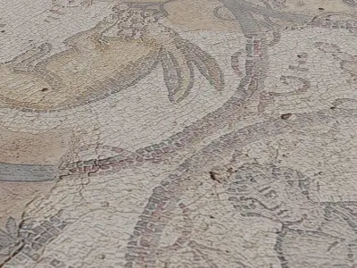 Ancient Roman Floor Mosaic  3D model