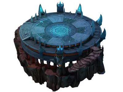 gAME Underworld - BOSS station 01 3D model