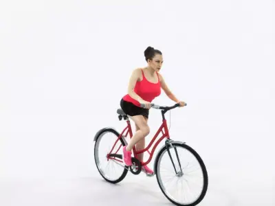 Dream 01F bicycle bike Sports Woman Low-poly 3D model