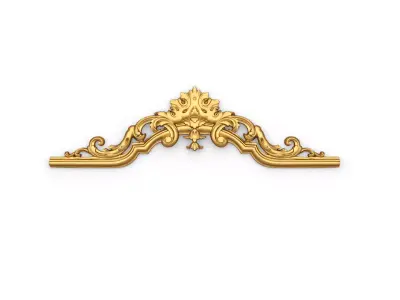 Classic carved decor ornament 399 3D model