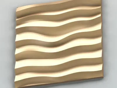 Wall Panel 002 3D model