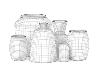 Ceramic Vases 3D model buy