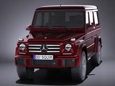 Mercedes-Benz G-Class 2017 VRAY 3D model