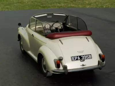 Morris Minor 1000 Low-poly 3D model