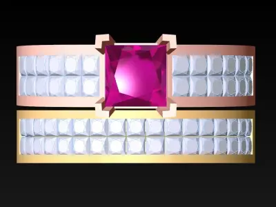 Wedding Rings - N821255 3D print model