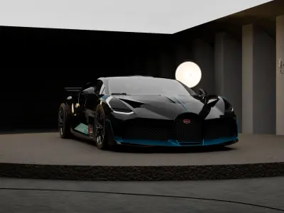 Bugatti Divo 3D model by dhruvsadhu from CGTrader