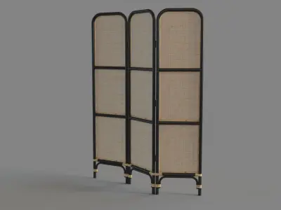 Rattan Partition Romeo 3D model