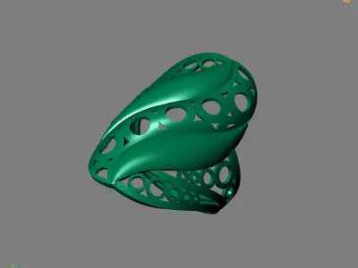 Women Plain Ring Ready STL Models Womens Ring 3d models 3D print model 7