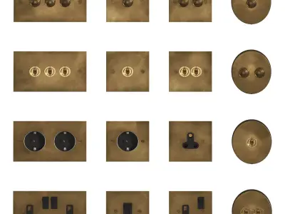 Switches and Sockets by deVOL 3D model