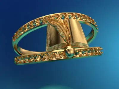 anillo de graduacion  3D print model