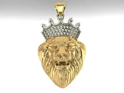 pendant Lion king 3D print model
