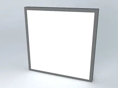 Culture square led panel Free 3D model