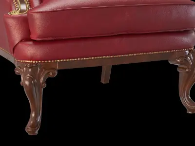 Leather chair 3D model