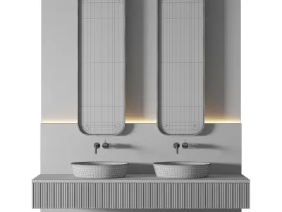 Luxury Bathroom 127 3D model