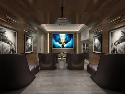 HOME CINEMA 3D model