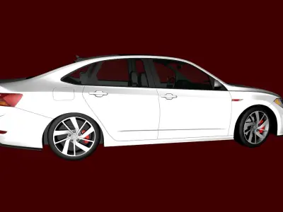 Volkwagen Jetta 2020 GLI 3D model