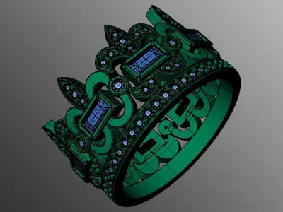 Ring rk 3 3D print model