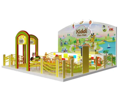 Booth Exhibition Stand a395e 3D model