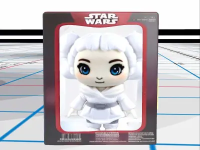 plushie Leia Organa 3D model