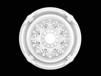 Ceiling Plate Light base Cover ornament 3d model classic 3D model