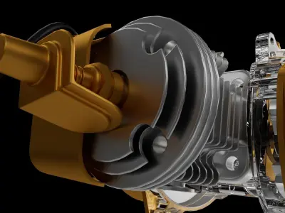 ENGINE FINAL ASSEMBLY 3D print model