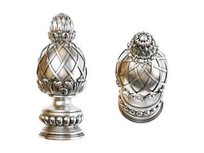 Classic carved 208 3D model