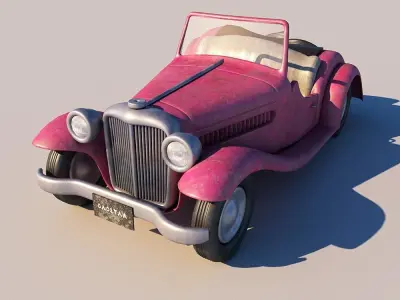 antique old car 3D model
