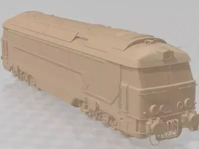Locomotive - SNCF 68000 Printable 3D print model