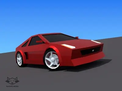 63 Lowpoly Vehicles Low-poly 3D model