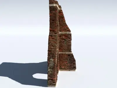 Medieval Wall 3D model