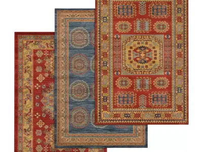 Rug Set 1814 3D model