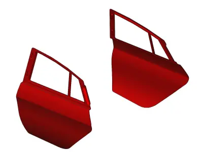  Car door  panel 3D print model